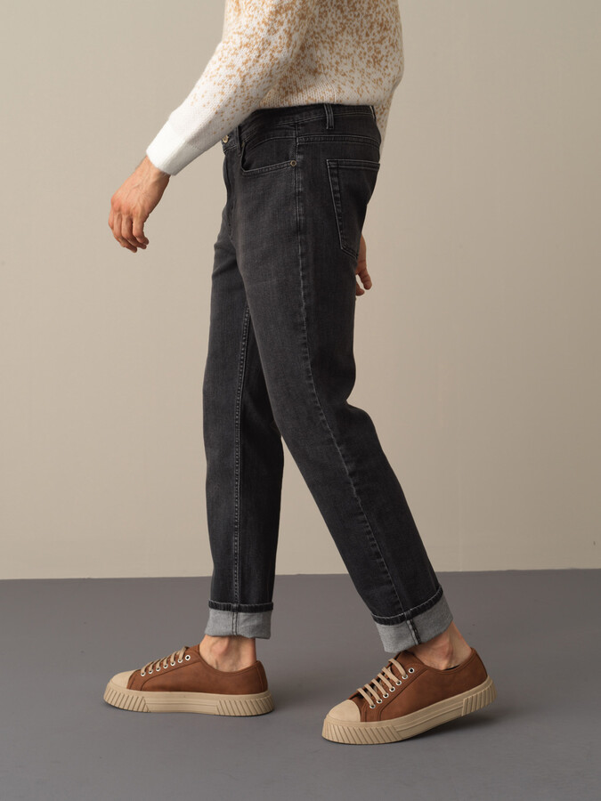 Cotton Slim Fit Denim Pants - Xint