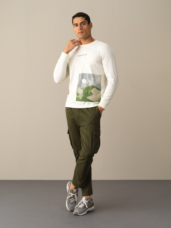 100% Cotton High Waist Regular Fit Shorts - Xint