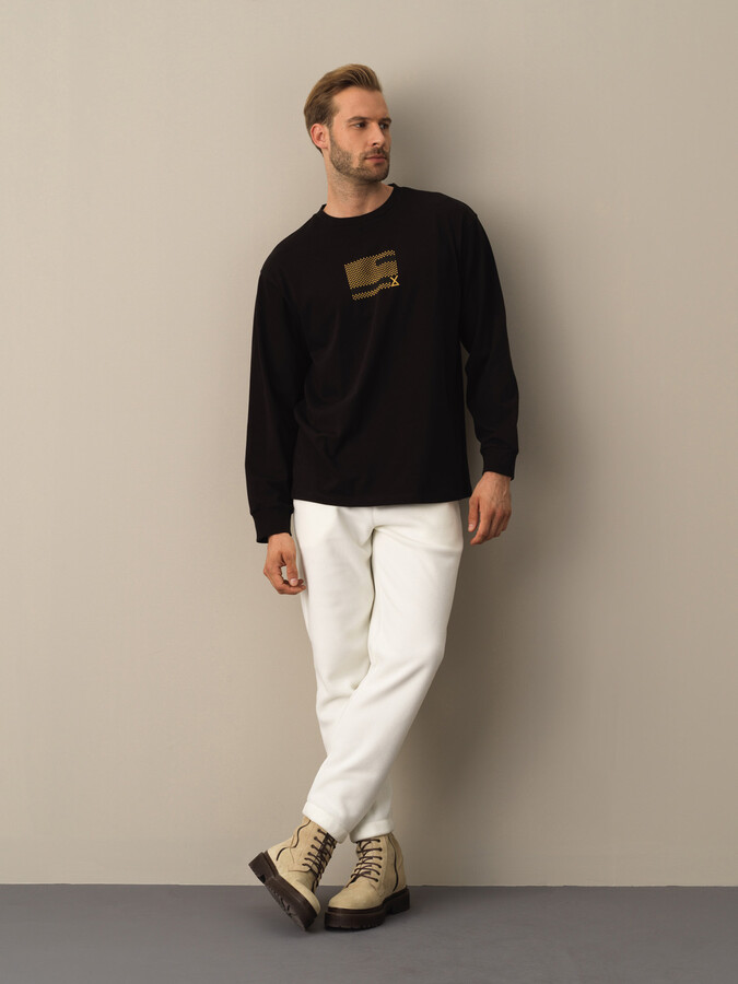 100% Cotton Regular Fit Knitted Shorts - Xint