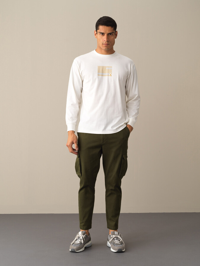 100% Cotton Regular Fit Knitted Shorts - Xint