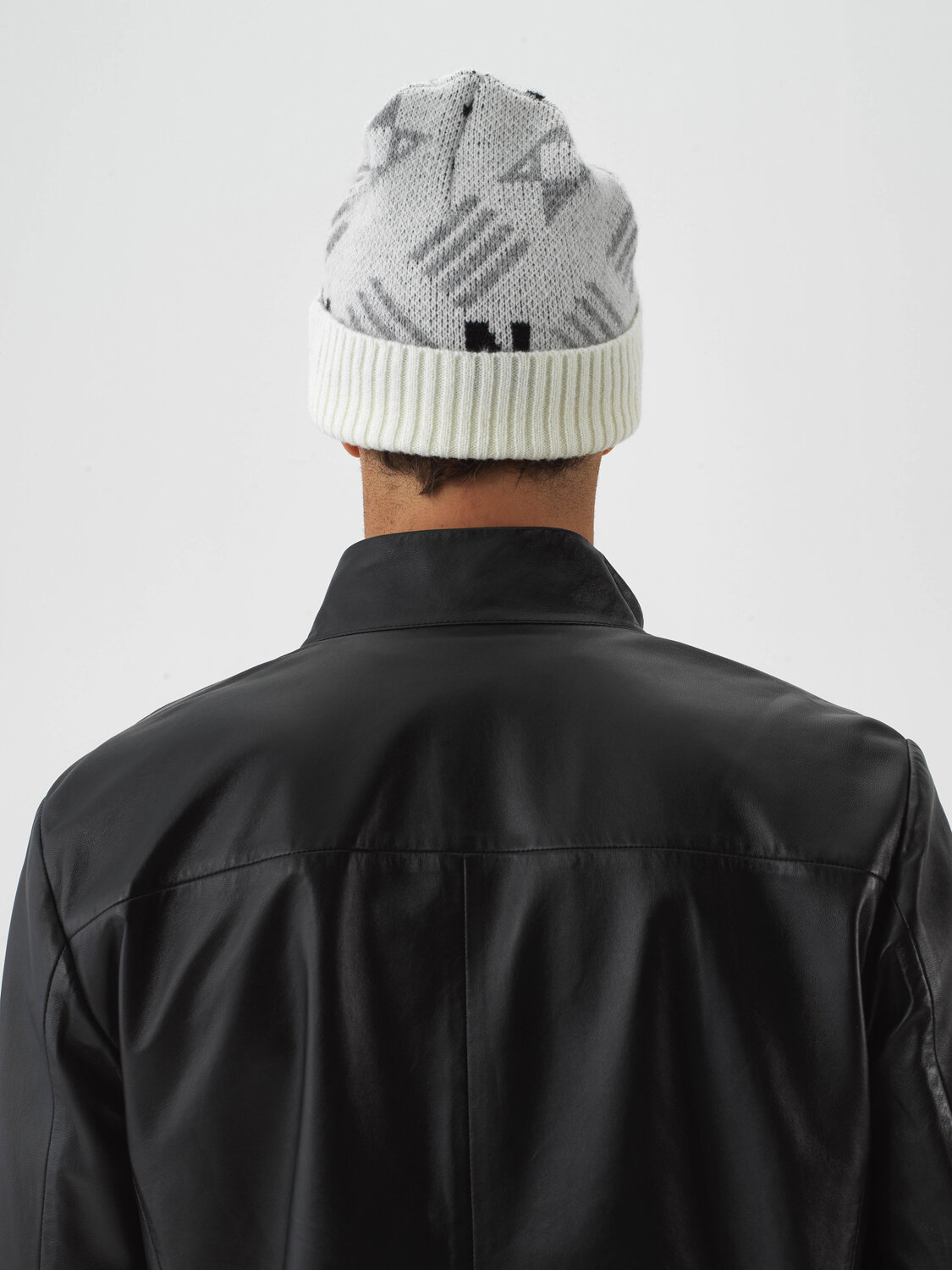 Ecru Natural Wool Textured Standard Fit Beret - Xint