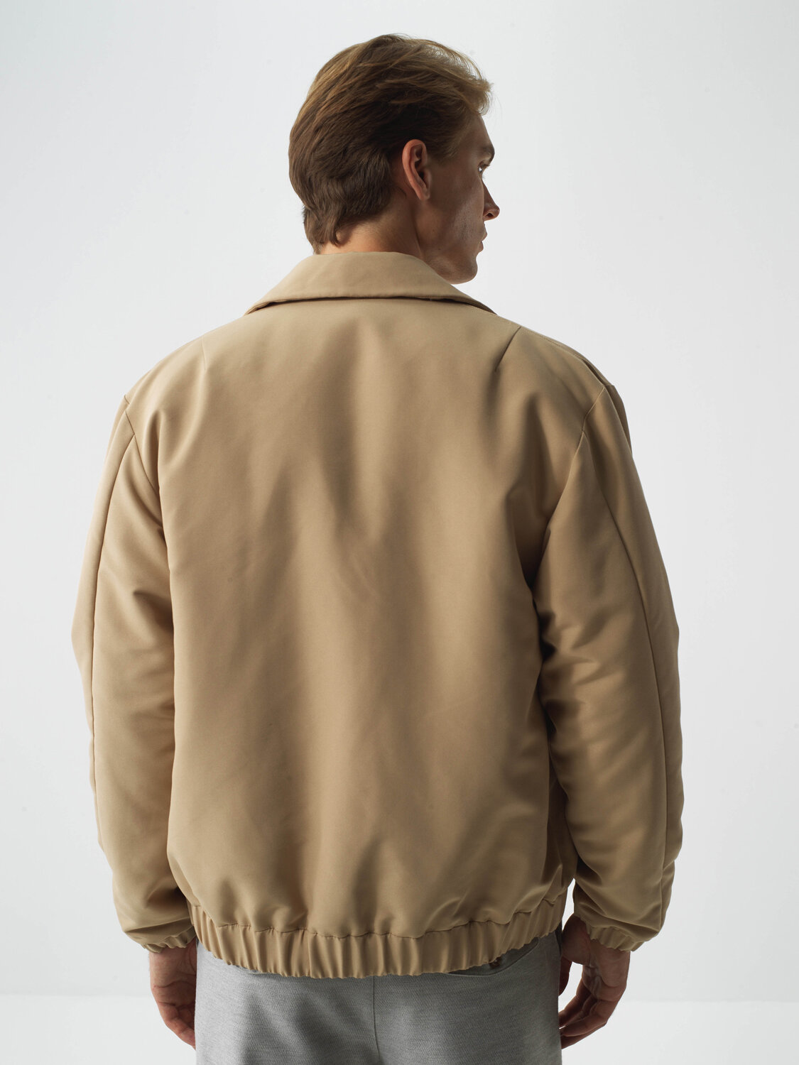 Camel Regular Fit Jacket That Maintains Its Shape - Xint