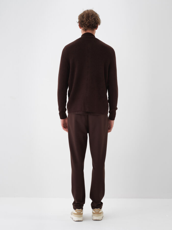 Wool Plain Cardigan - Xint