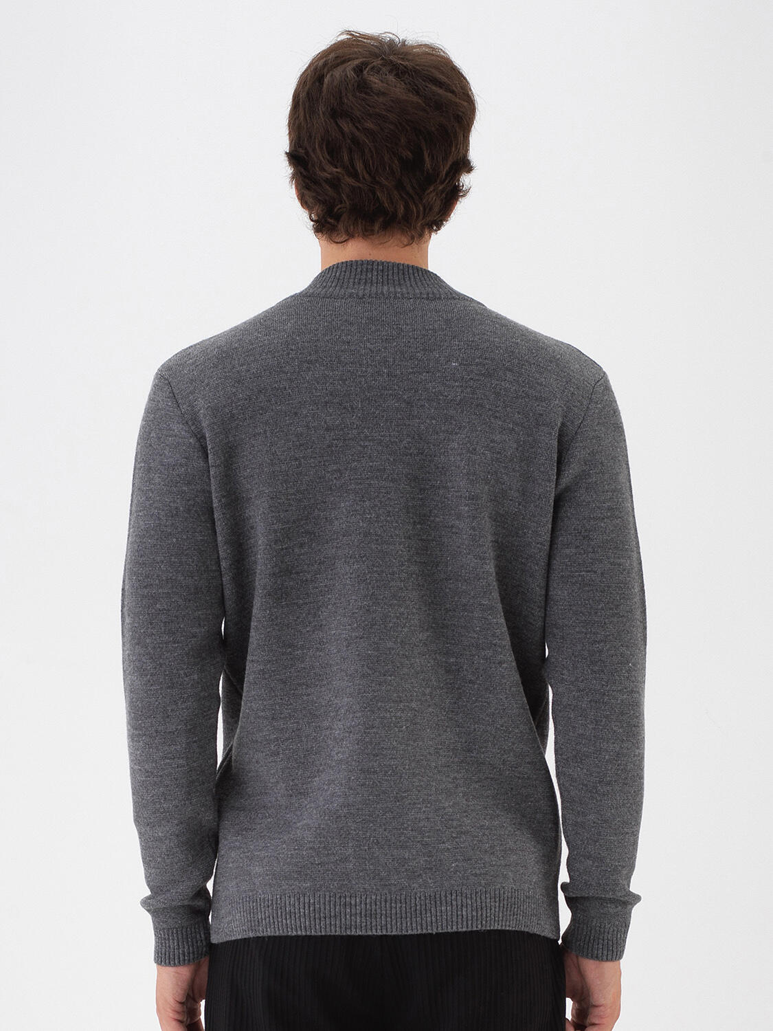 Wool Plain Cardigan - 4