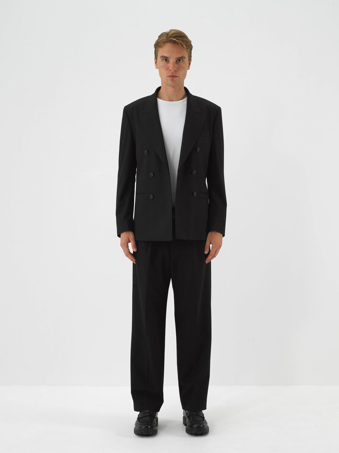 Black Flexible Textured Regular Fit Jacket - 2