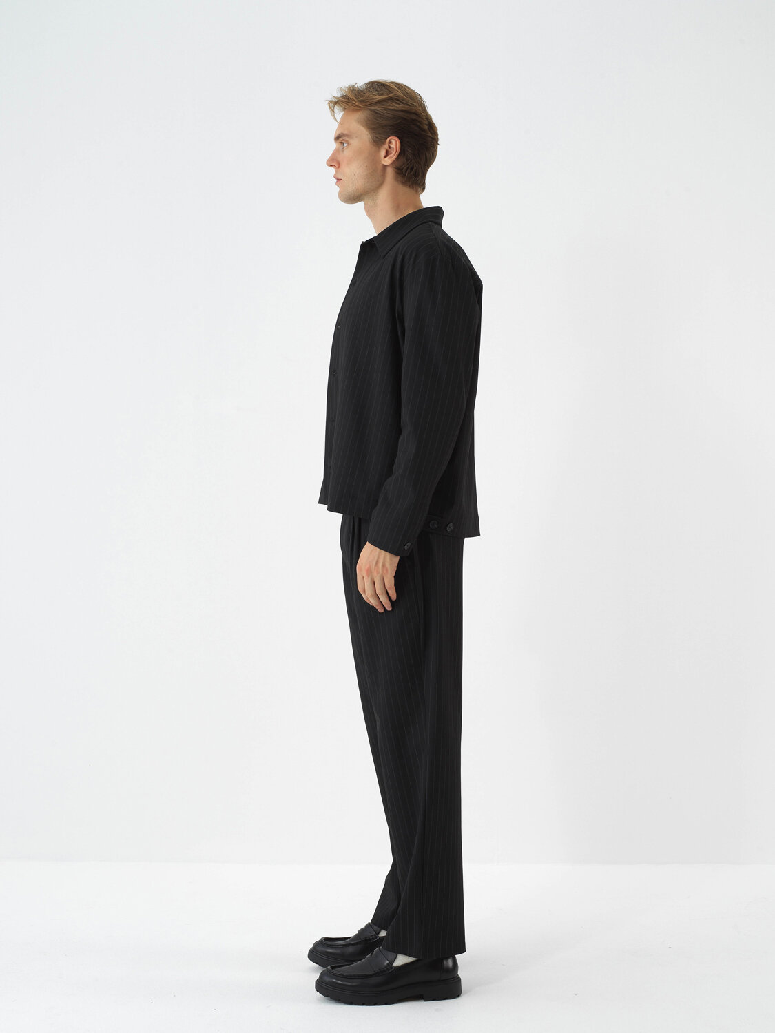 Black Flexible Textured Regular Fit Jacket - Xint