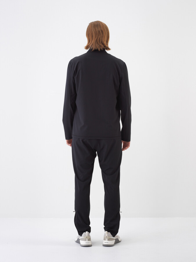 Black Regular Fit Jacket - 5