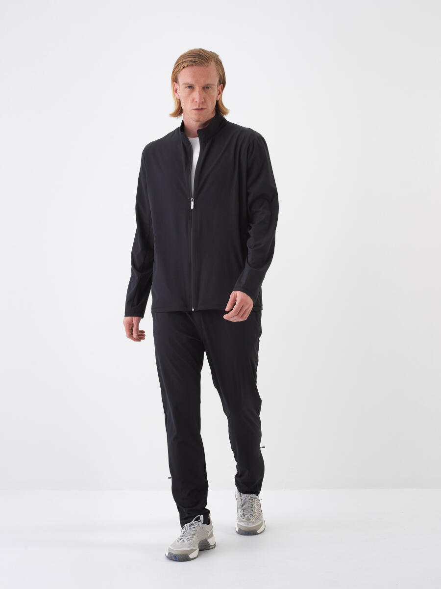 Black Regular Fit Jacket - 2