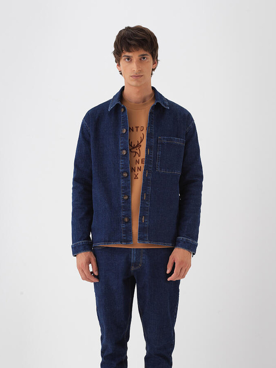 Cotton Denim Jacket - 1
