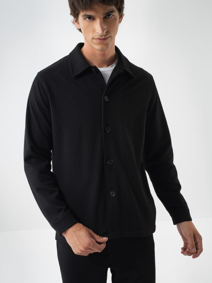 Regular Fit Plain Light Jacket - Xint