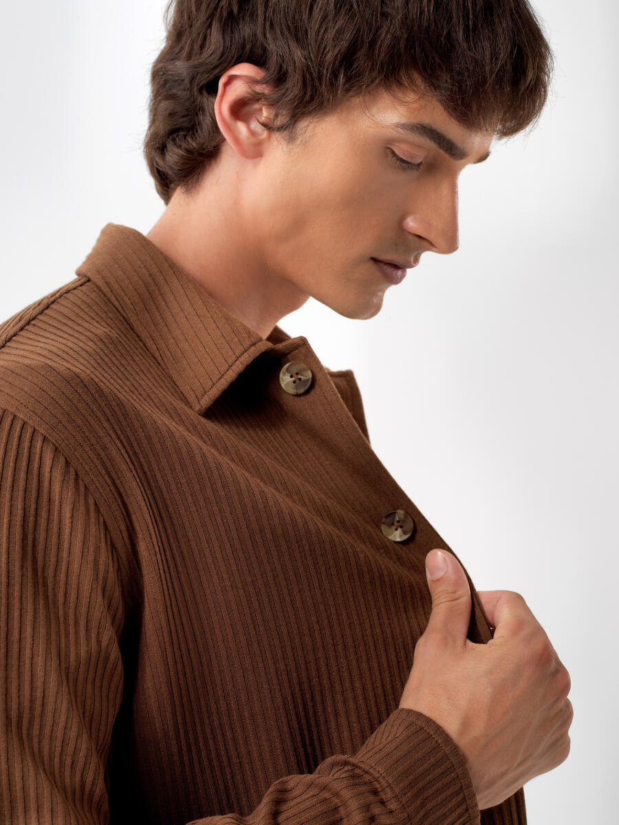 Regular Fit Plain Light Jacket