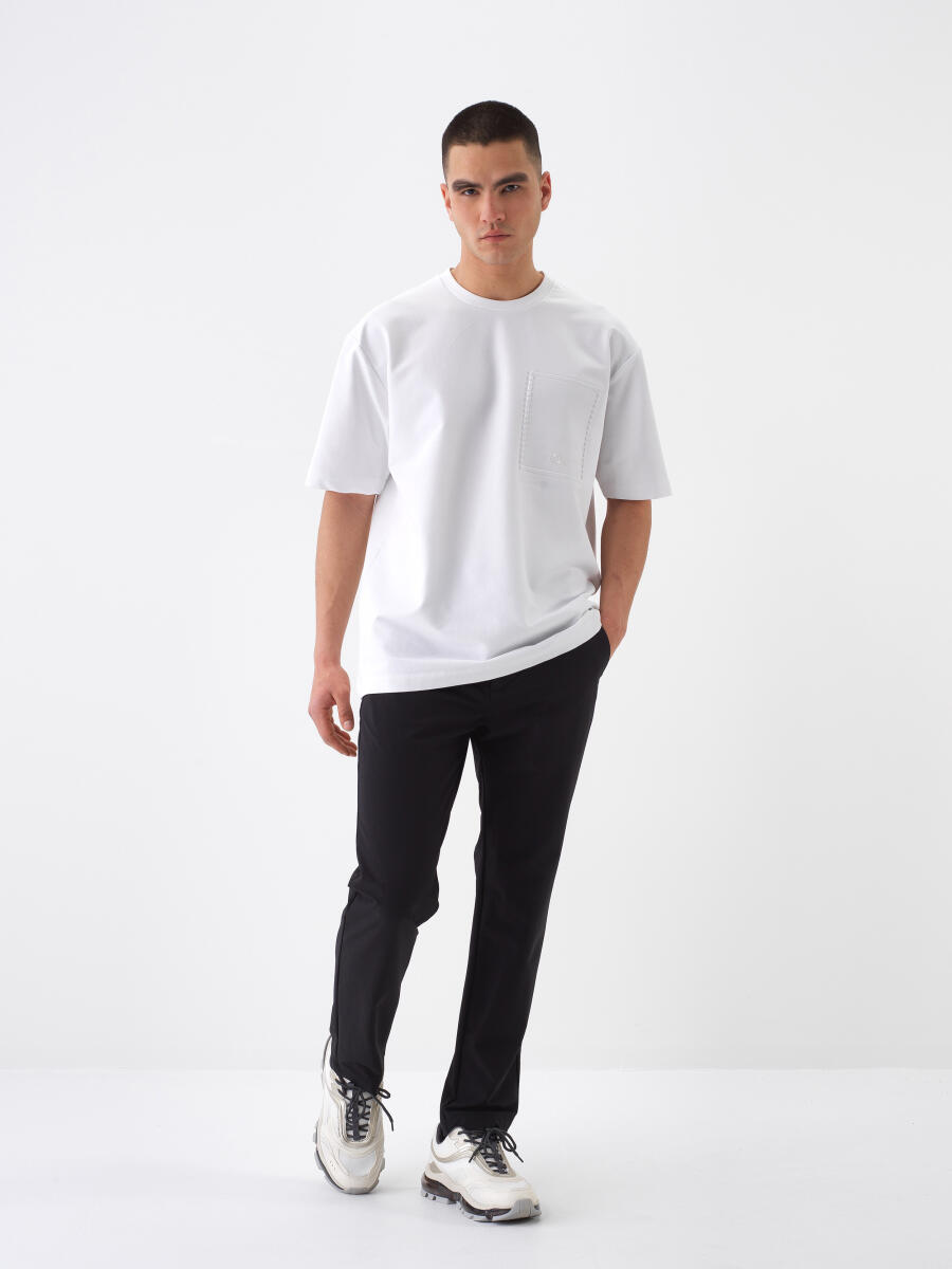 Black Slim Fit Jogger Pants - 2