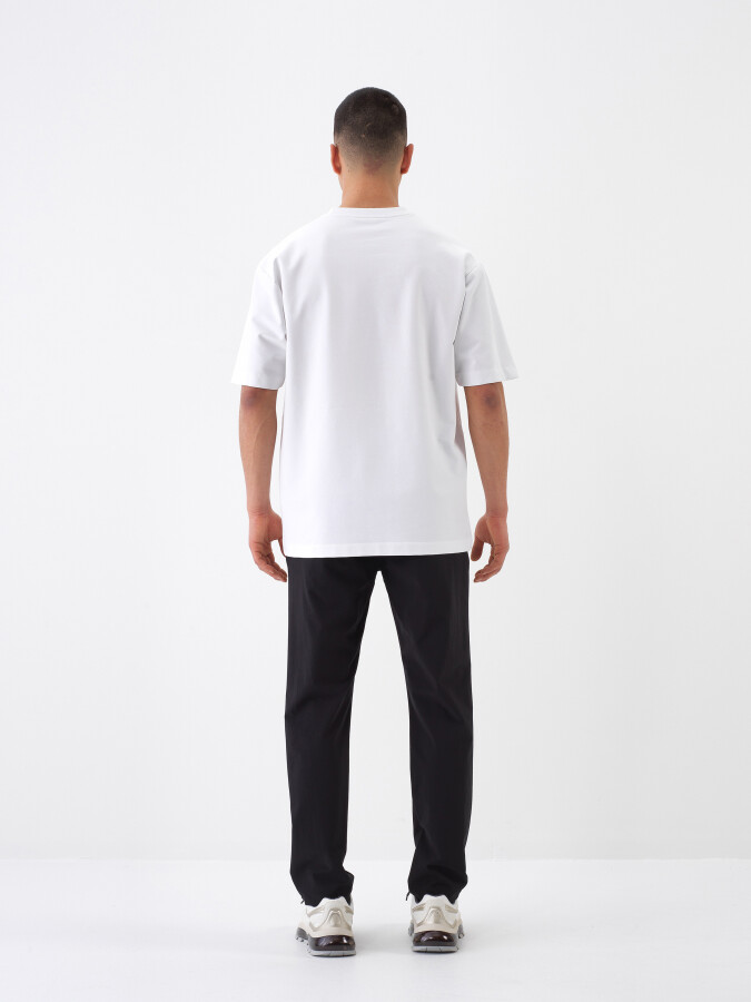 Black Slim Fit Jogger Pants - 5