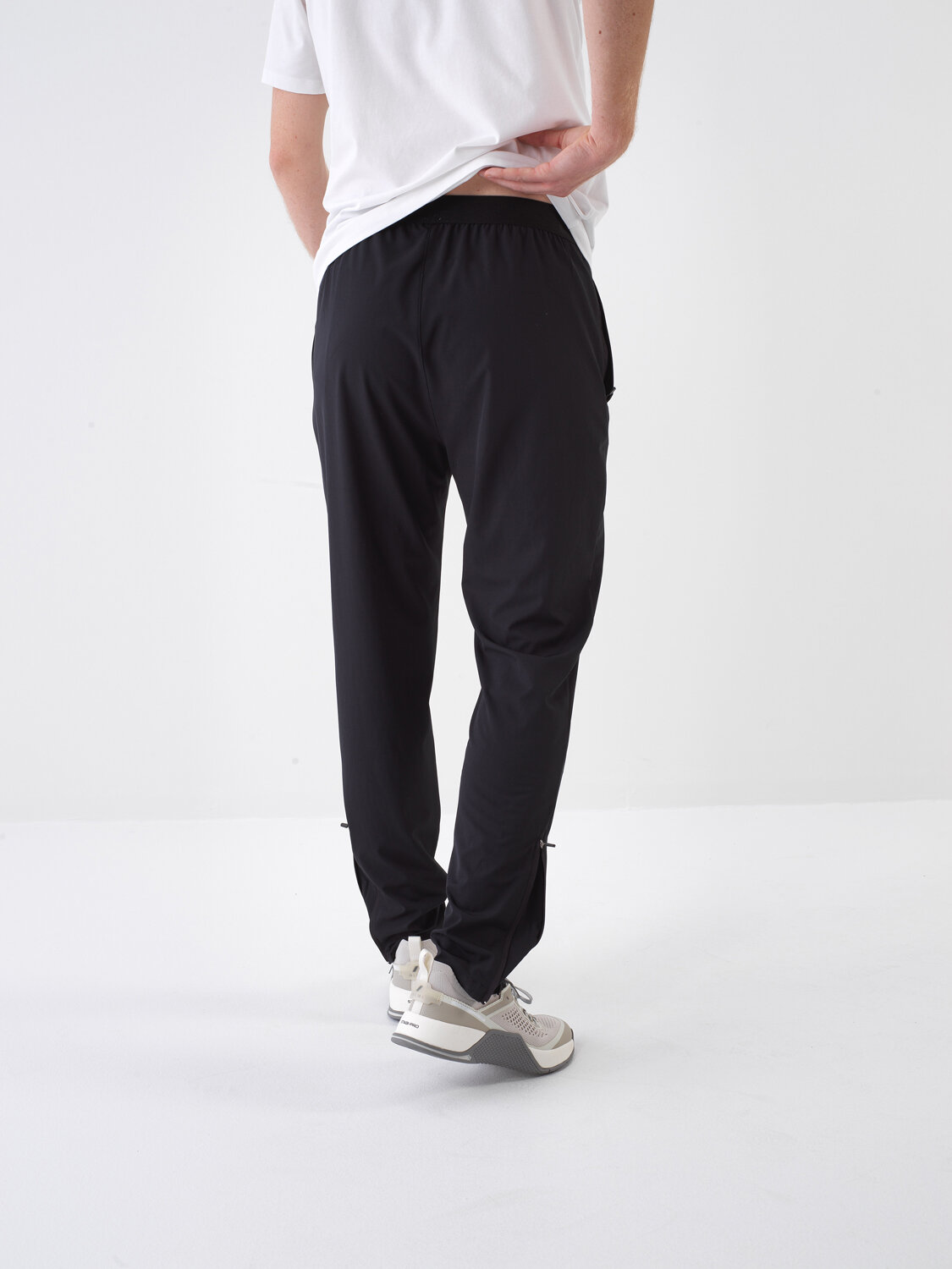 Black Regular Fit Trousers - 4