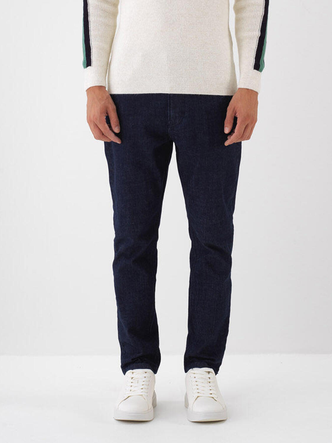 Cotton Denim Pants - Not Photographed