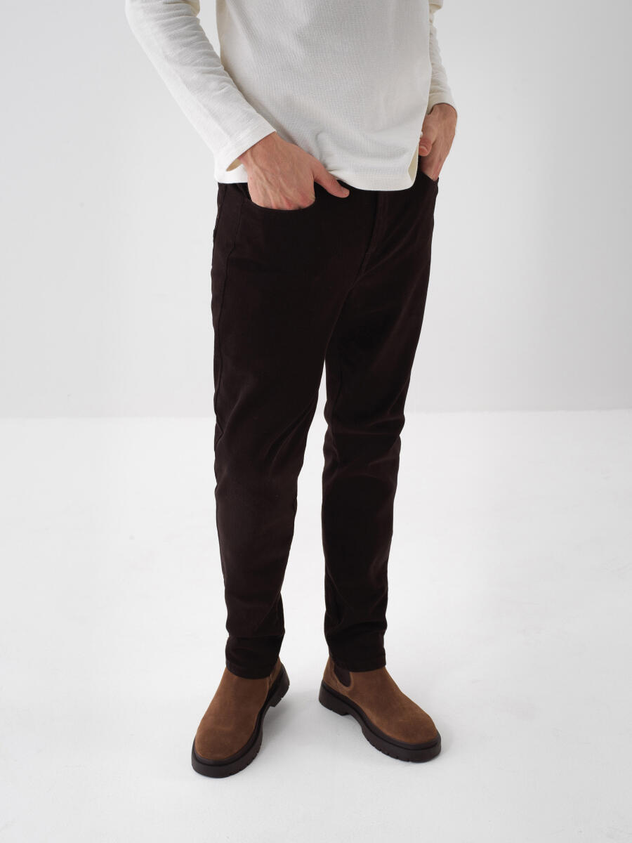 Plain Cotton Pants - 1