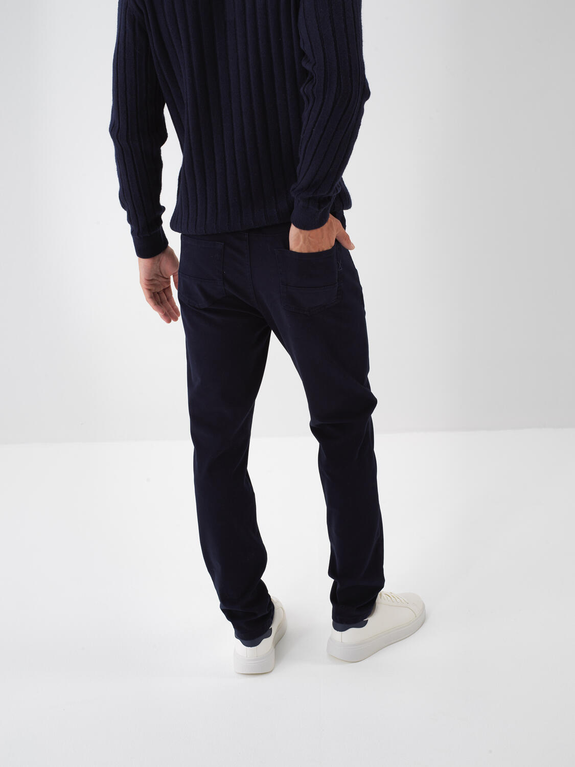 Plain Cotton Pants - 5