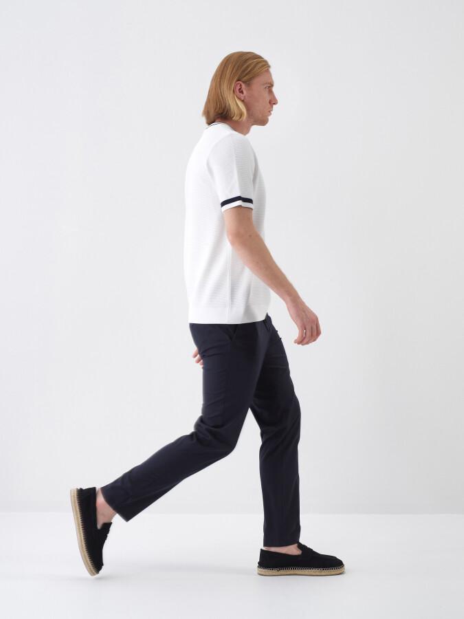 Navy Blue Jogger Pants - 3