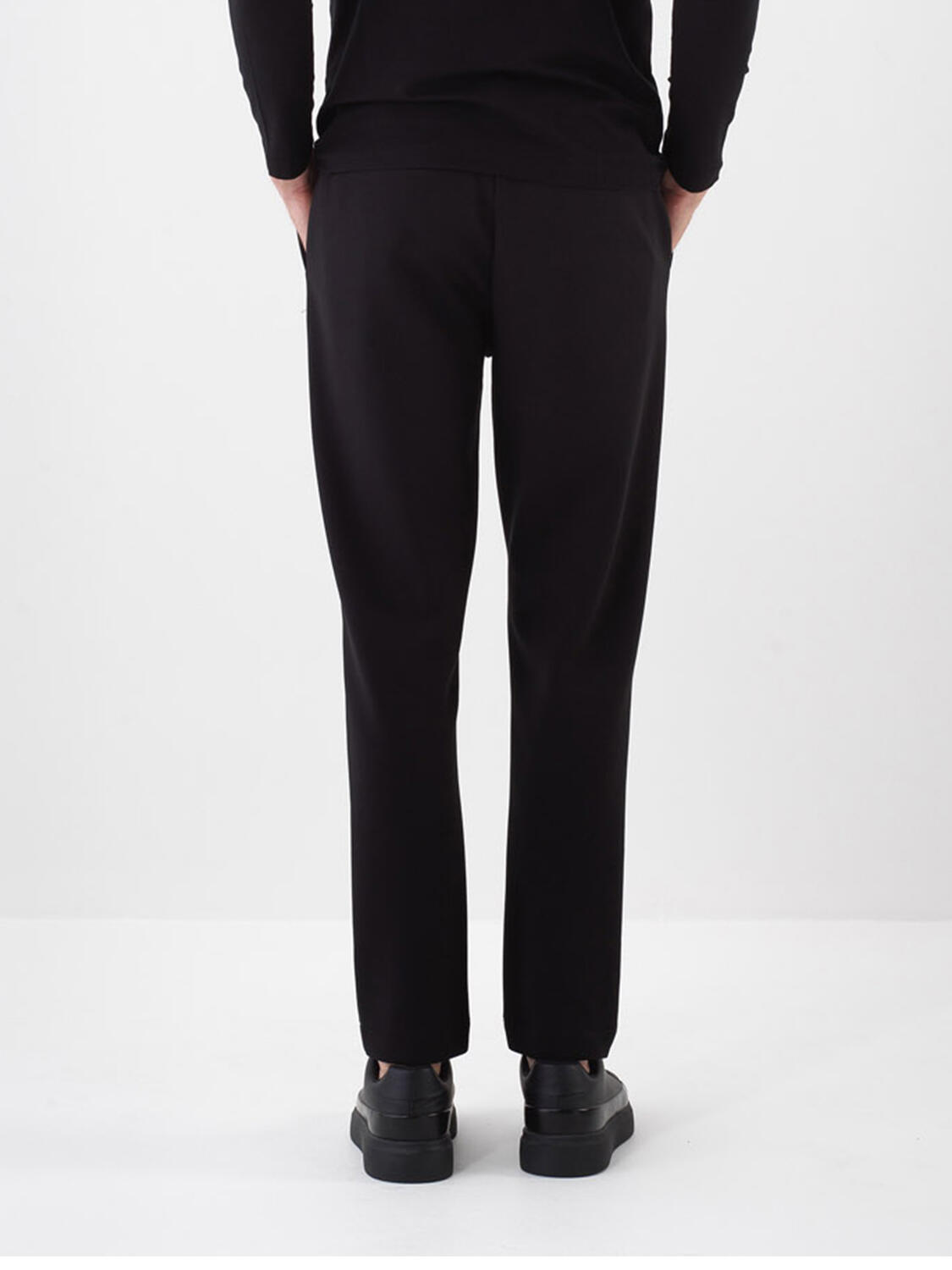 Regular Fit Plain Jogger Pants - 2