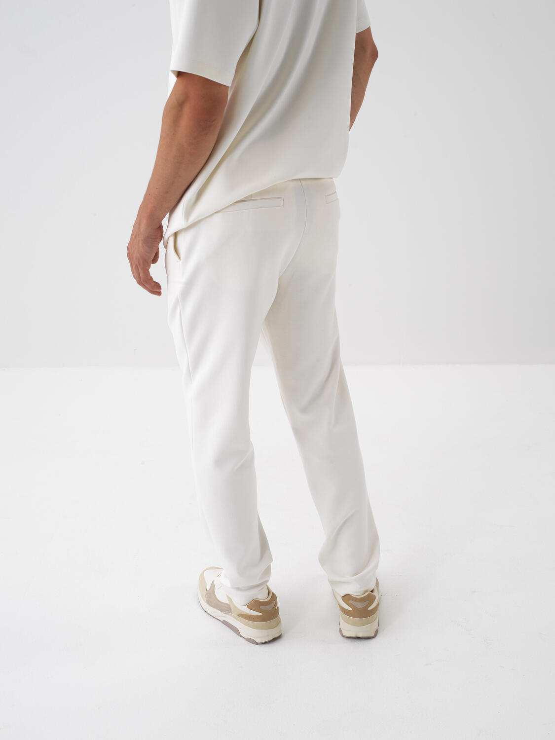 Regular Fit Plain Jogger Pants - 5