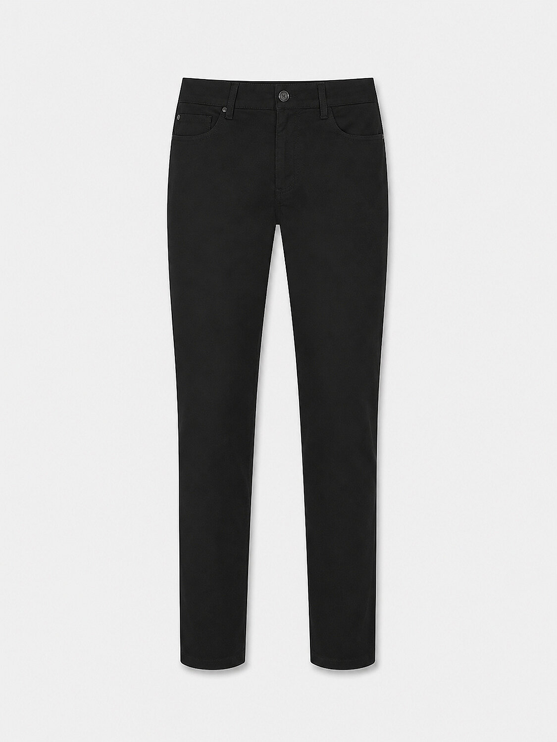 Slim Fit Plain Pants - 1