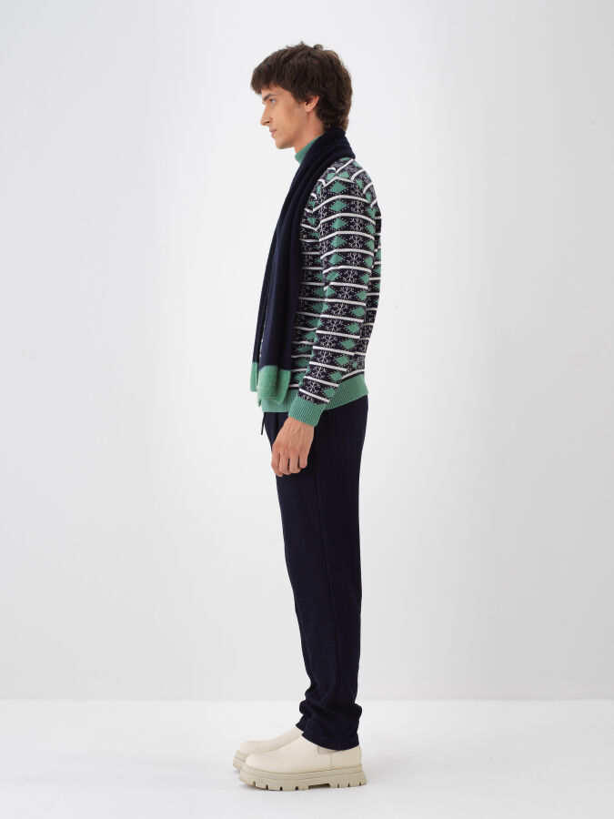 Striped Mohair Scarf - Xint