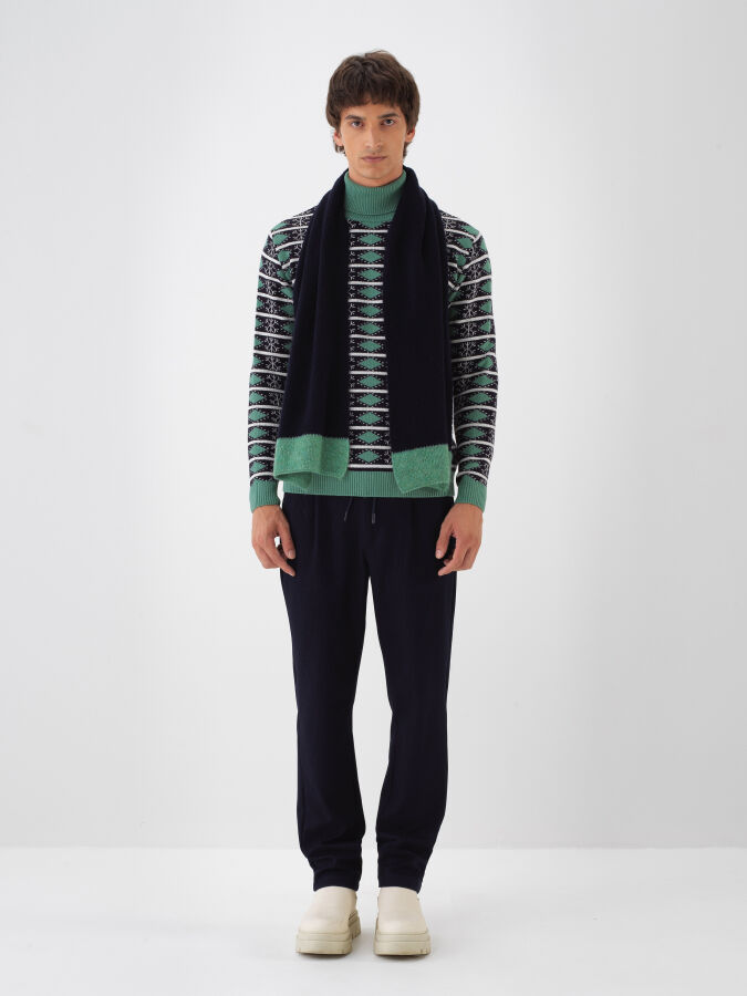 Striped Mohair Scarf - Xint