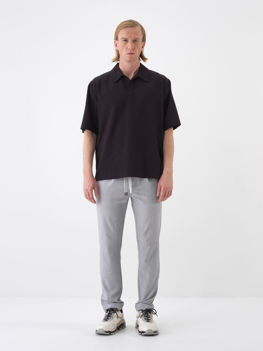 Black Oversize Cotton Shirt - 2