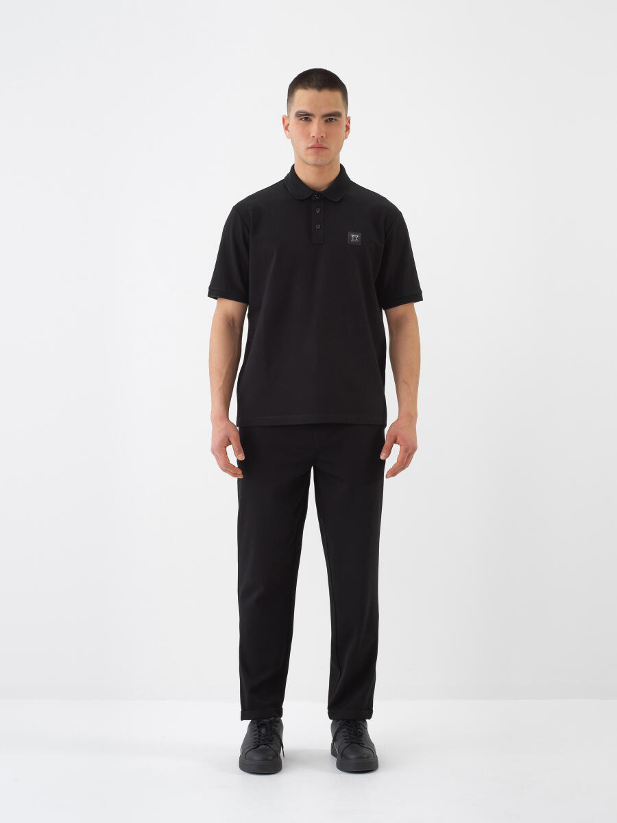 Black Regular Fit T-Shirt - 2