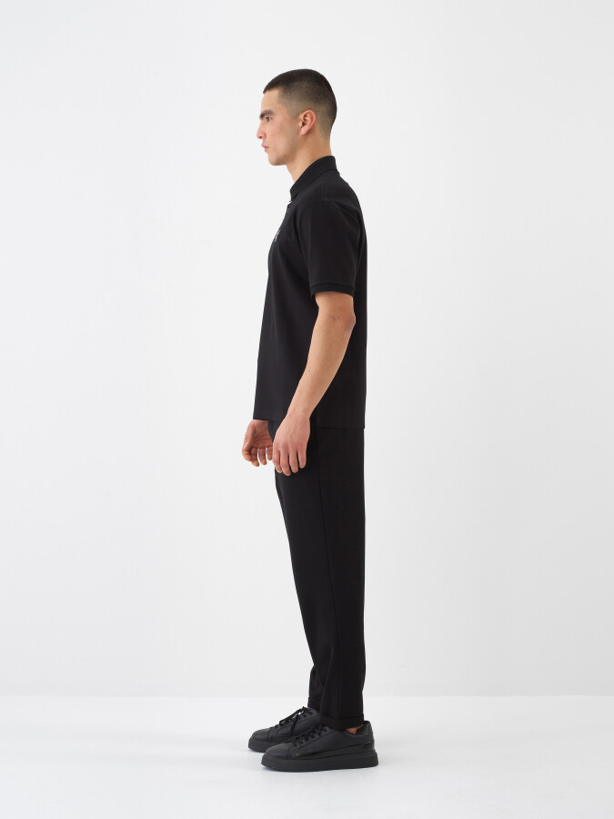 Black Regular Fit T-Shirt - 3