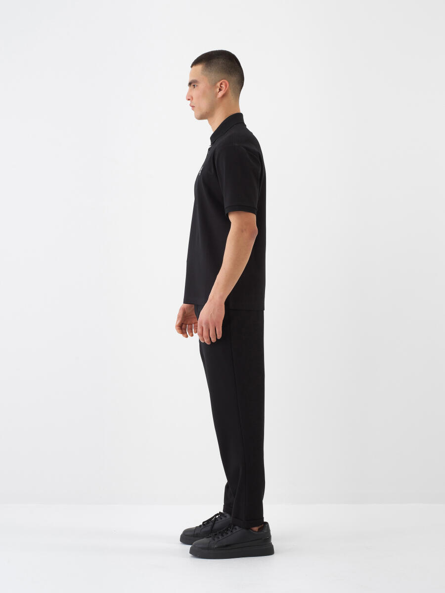 Black Regular Fit T-Shirt - 3
