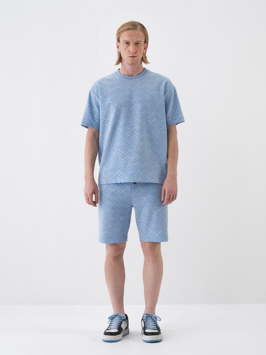 Blue Regular Fit T-Shirt - 2