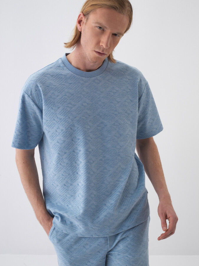 Blue Regular Fit T-Shirt