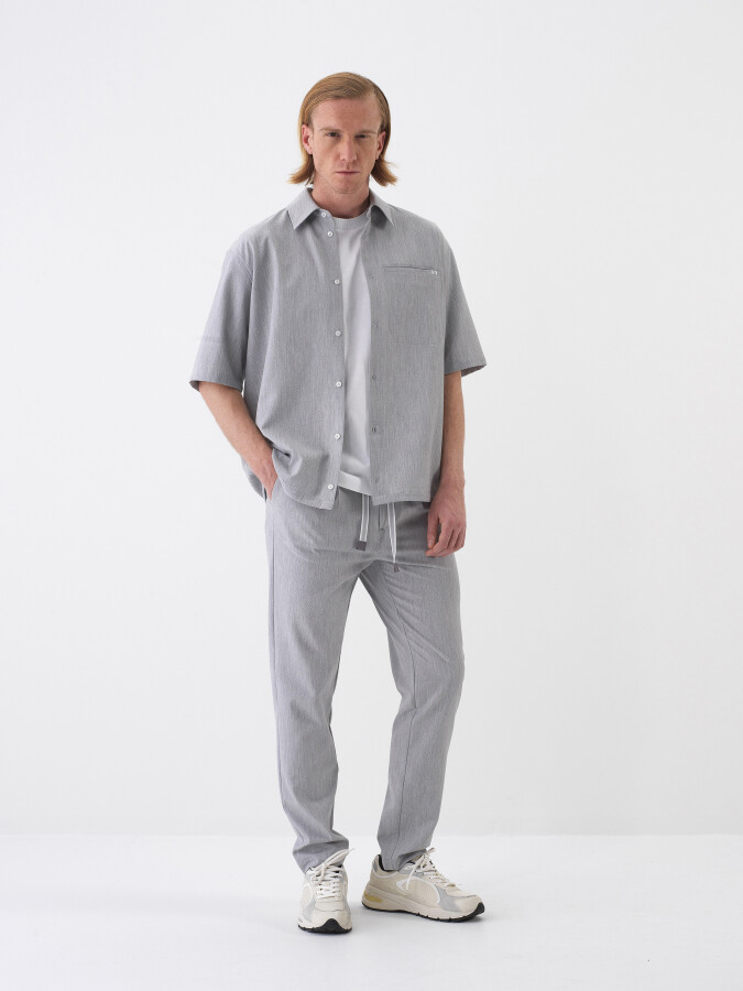 Gray Oversize Shirt (1)