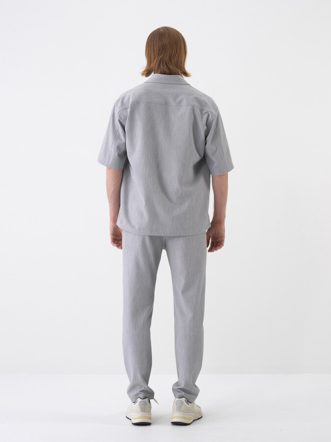 Gray Oversize Shirt - 5