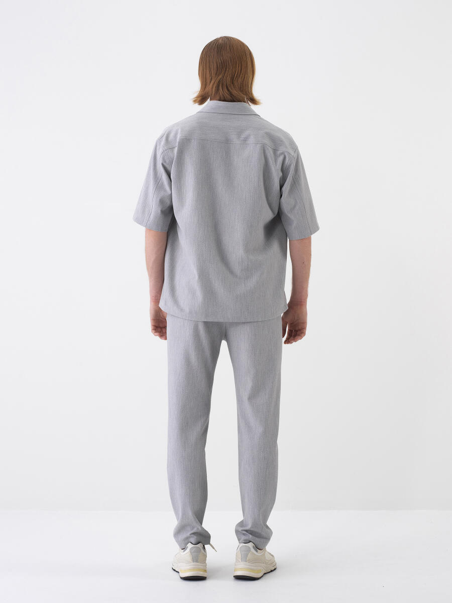 Gray Oversize Shirt - 5