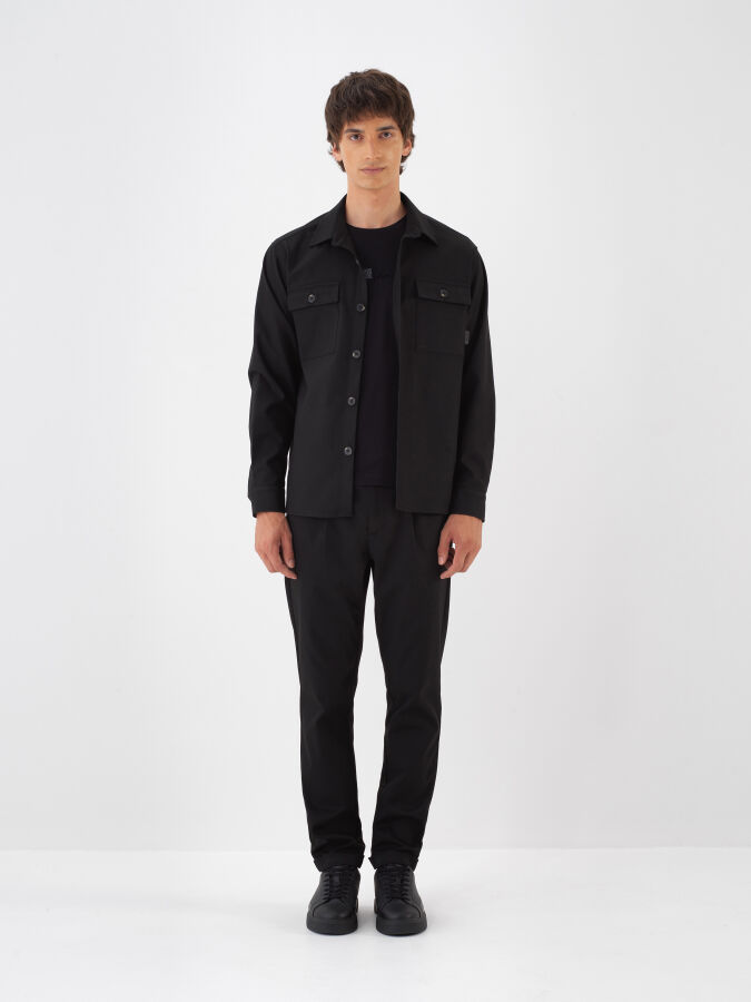 Regular Fit Plain Shirt - Xint