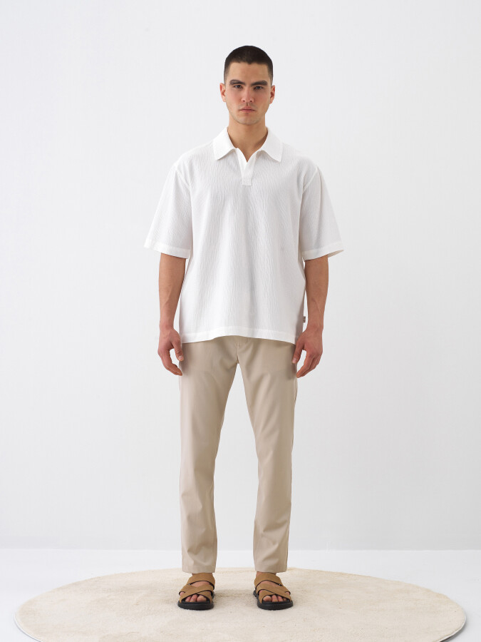 White Oversize Cotton Shirt (1)