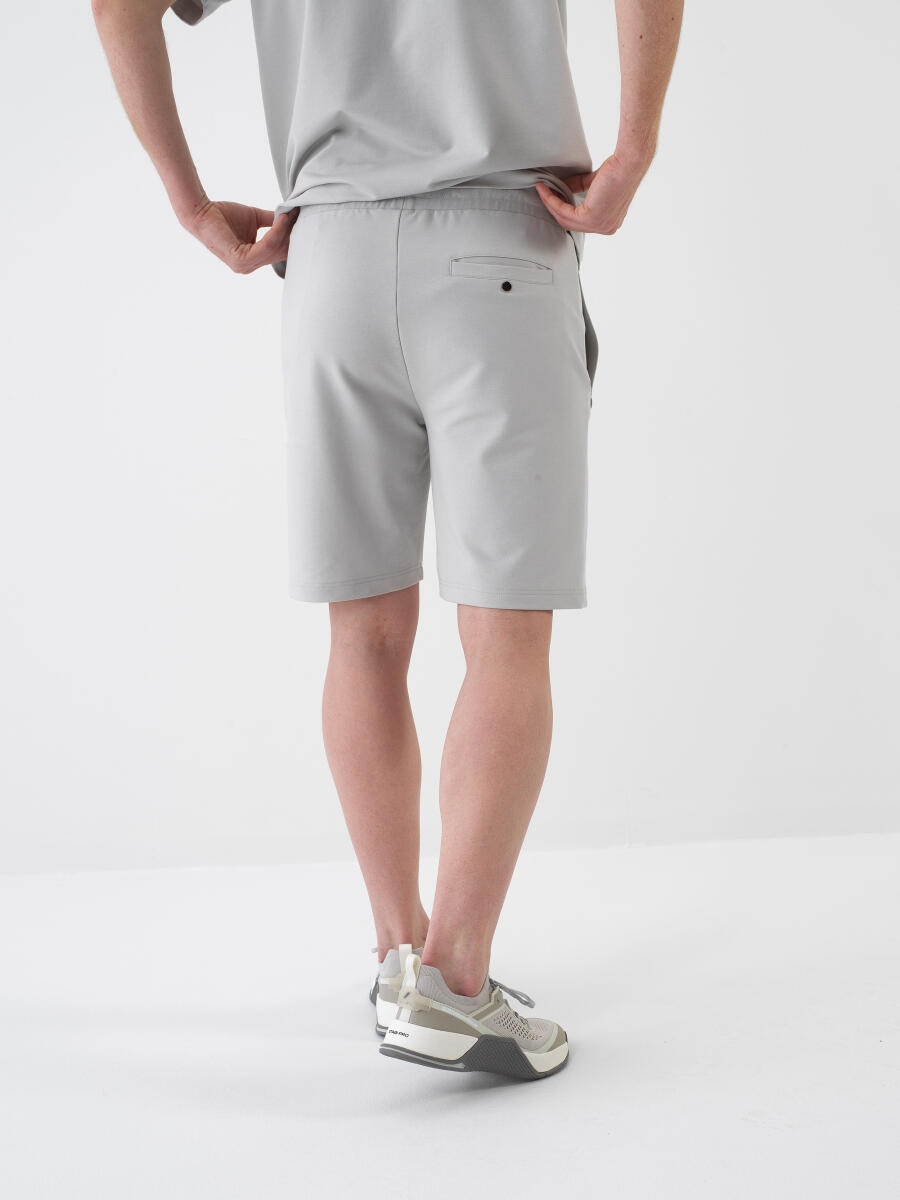 Gray Regular Fit Cotton Shorts - 4