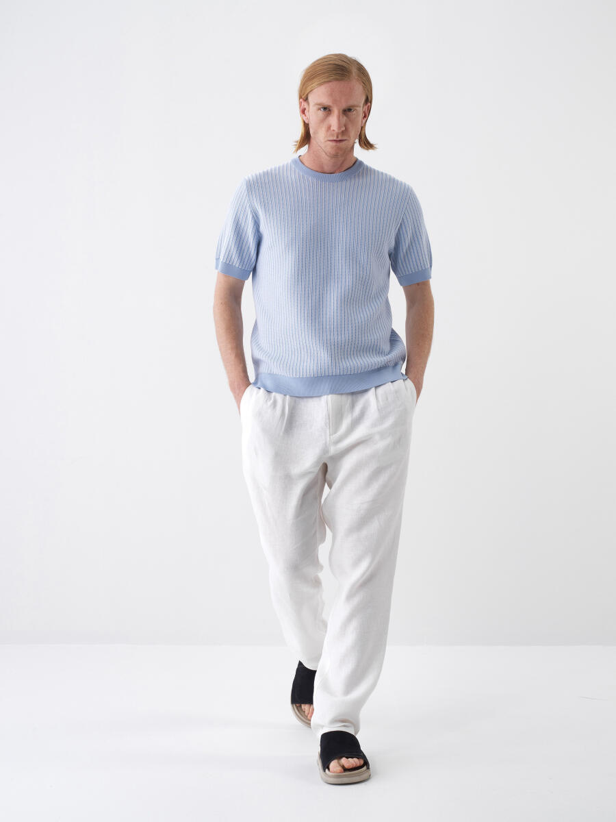 Blue Oversize Sweater - 2