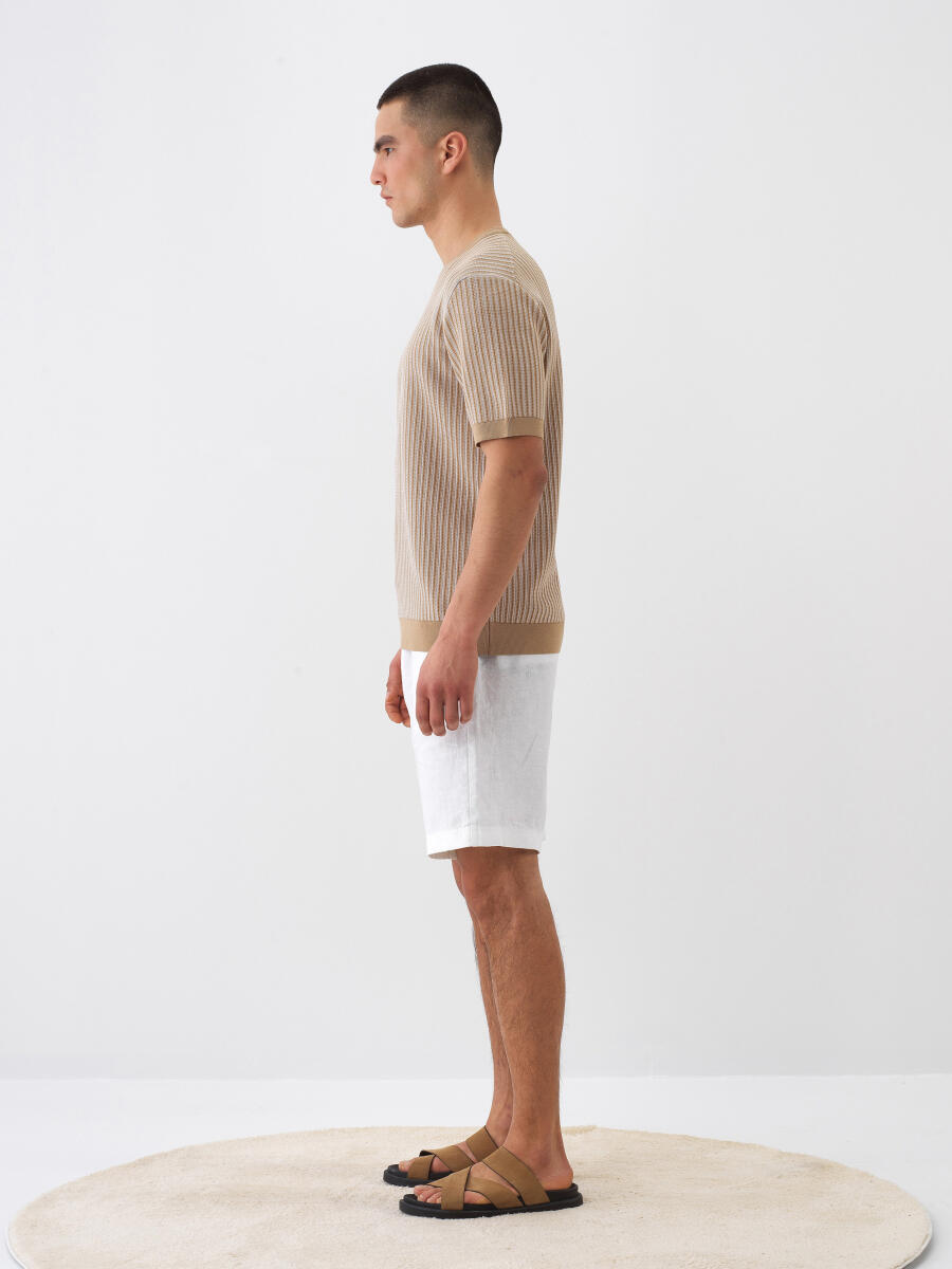 Camel Oversize Sweater - 3