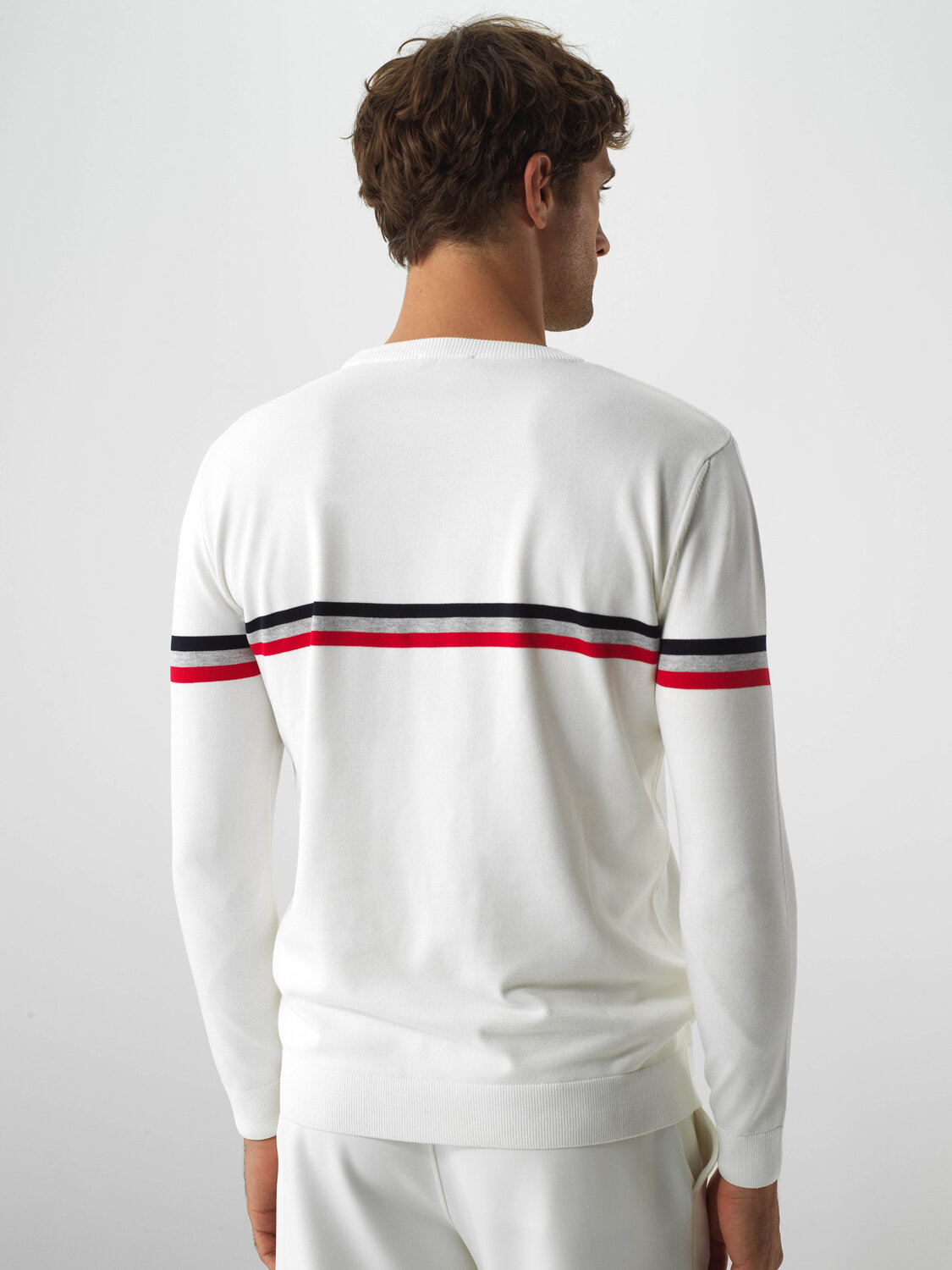 Ecru Regular Fit Sweater That Maintains Its Shape - Xint