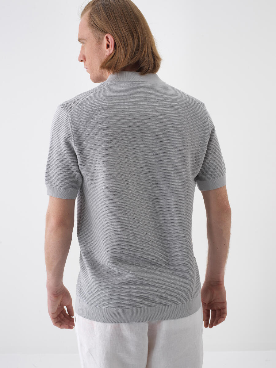 Gray Regular Fit Sweater - 4