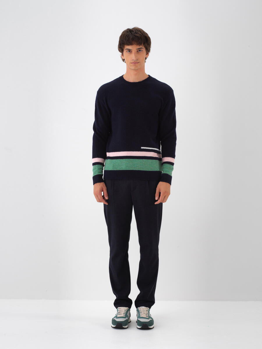 Mohair Patterned Sweater - 2