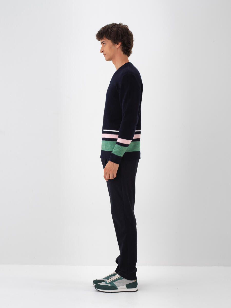 Mohair Patterned Sweater - 4