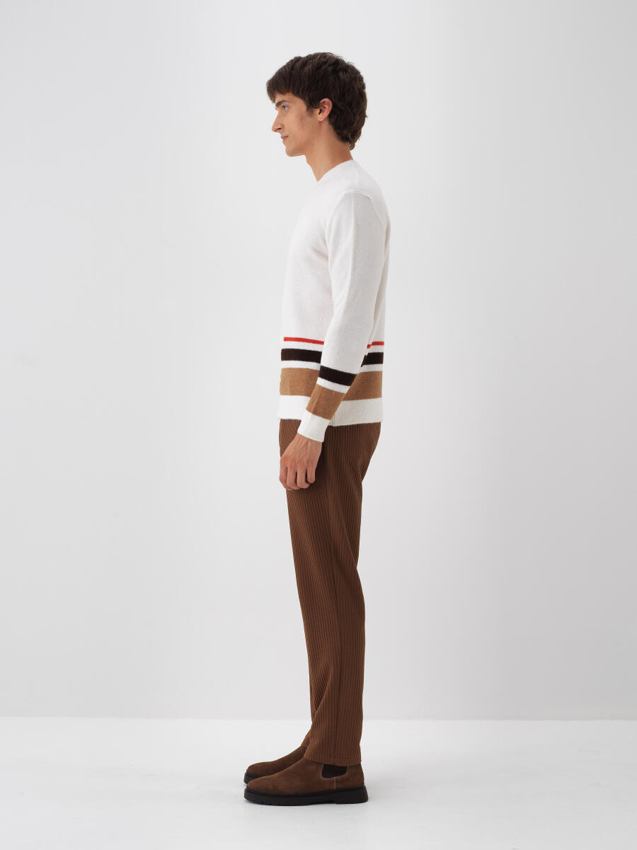 Mohair Patterned Sweater - 3