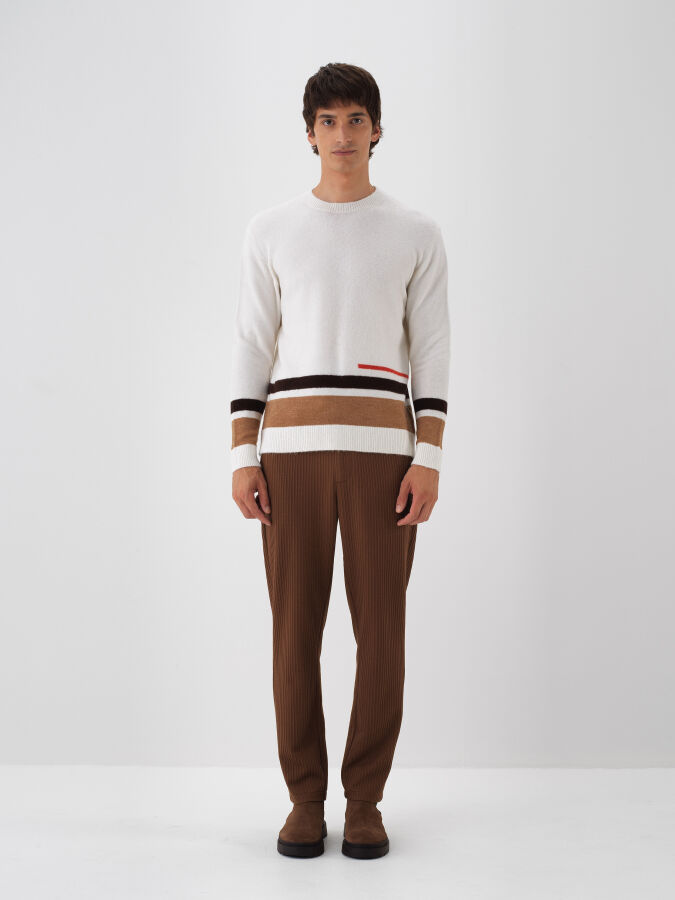 Mohair Patterned Sweater - Xint