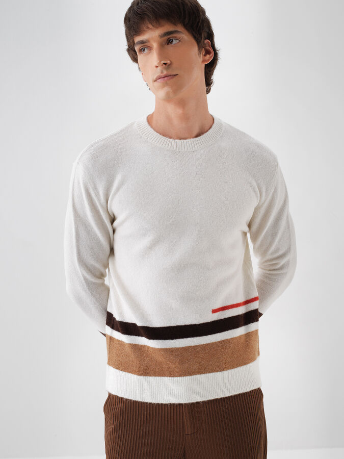 Mohair Patterned Sweater - Xint