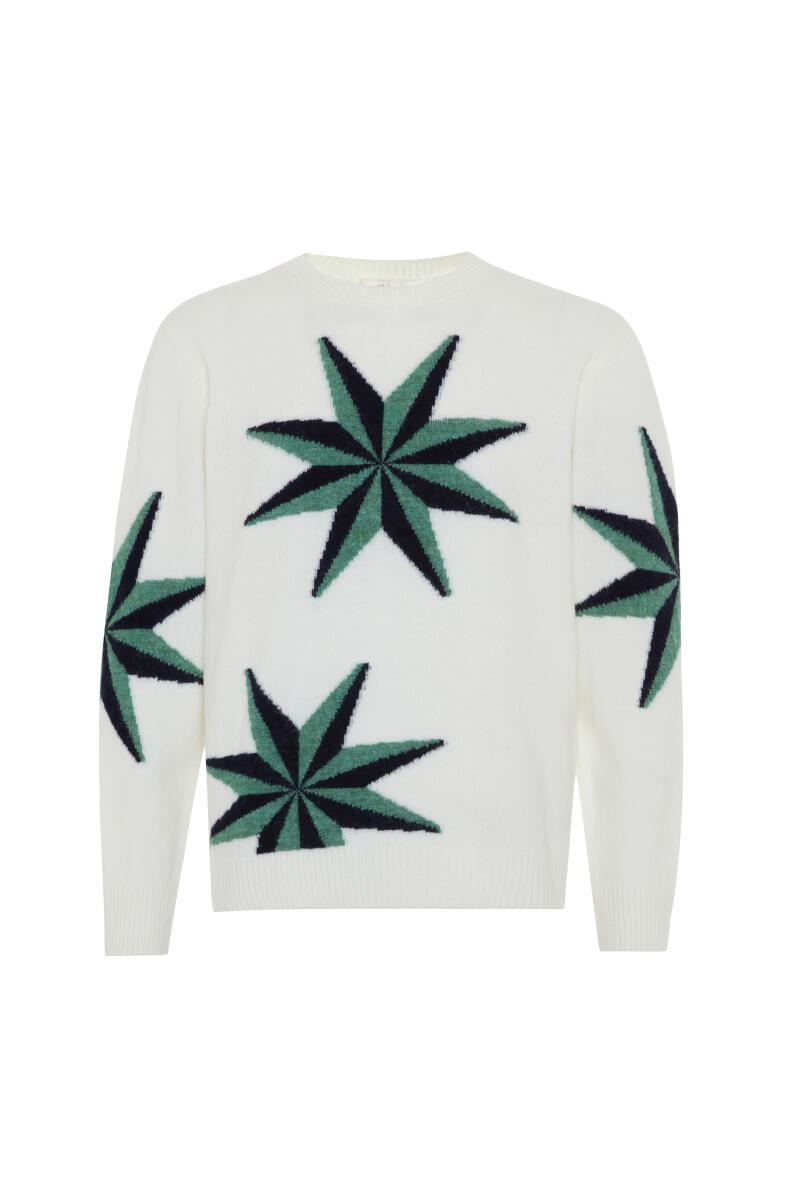 Mohair Patterned Sweater - 3