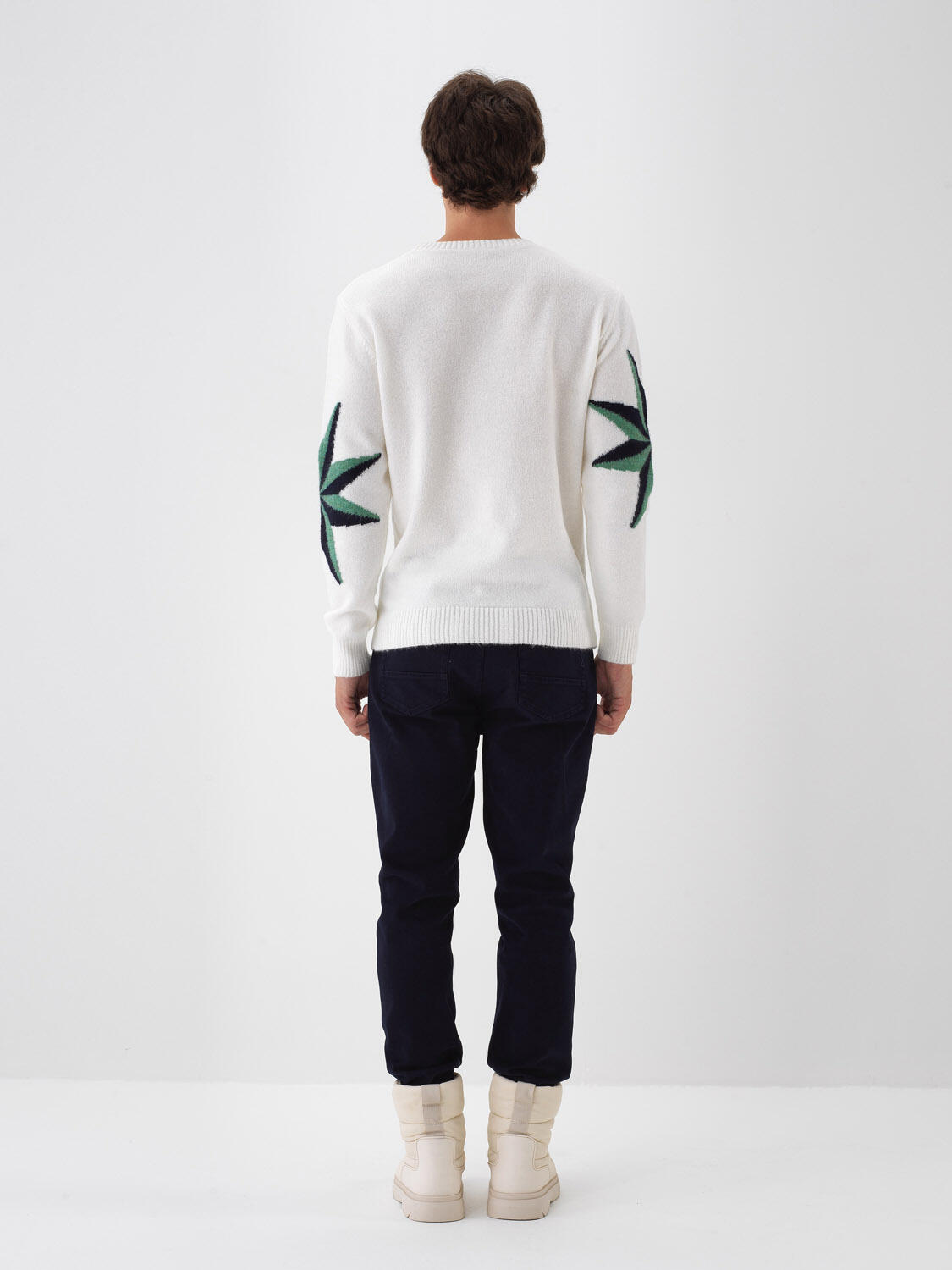 Mohair Patterned Sweater - 5